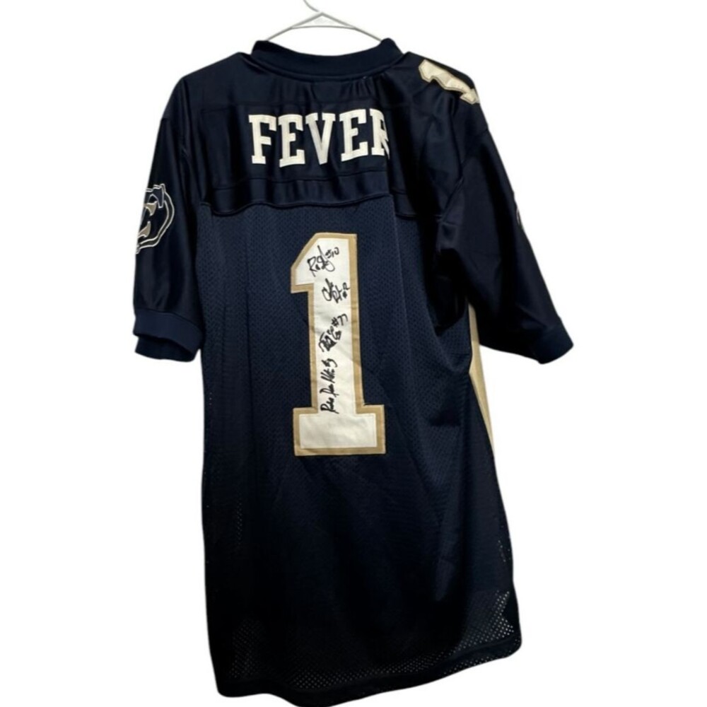 Tri Cities Fever Arena League Sewn Football Jersey #1 Autographed 2007 RARE L - Picture 3 of 10